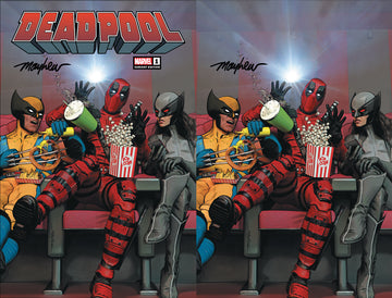 DEADPOOL #1 Mike Mayhew Studio Variant Cover A Trade Dress and B Virgin Signed with COA