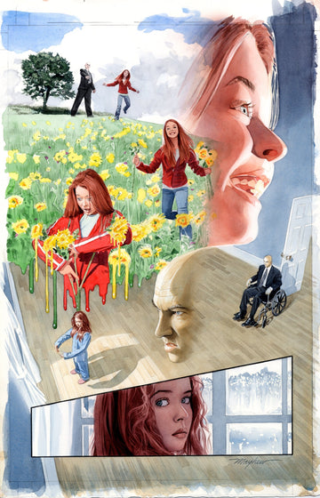 X-MEN ORIGINS: JEAN GREY Page 6 Watercolor Page
