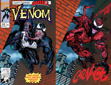 VENOM #33 Mike Mayhew Studio Variant Cover A Trade Dress and Cover B Set Raw