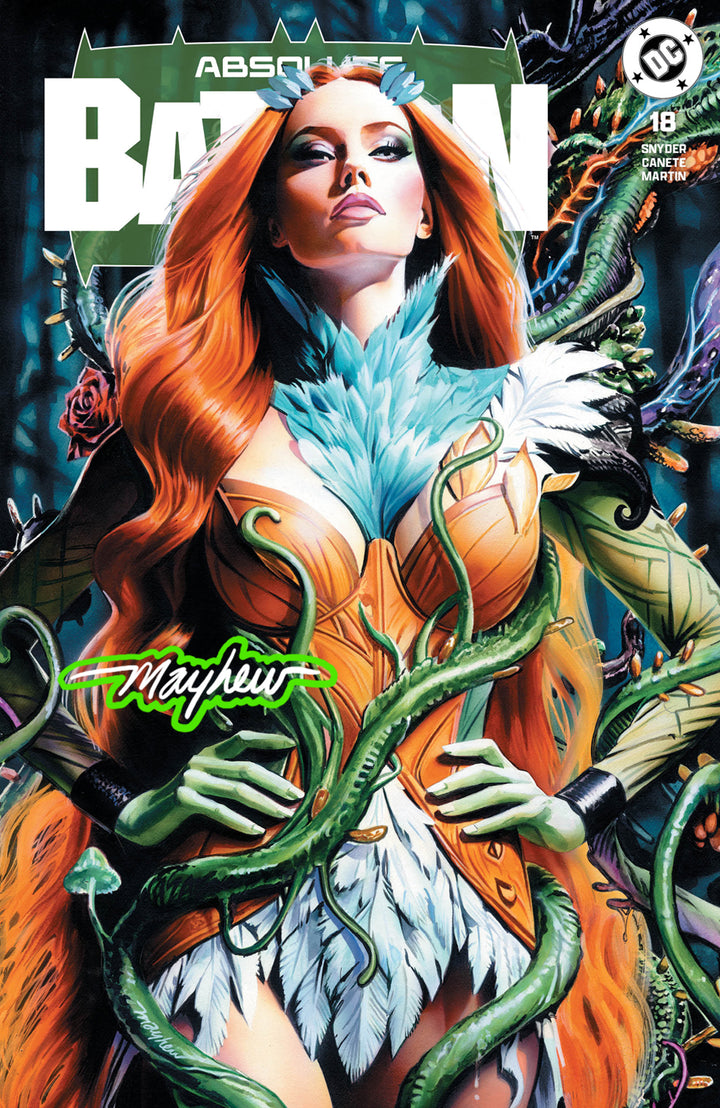 ABSOLUTE BATMAN #18 Mike Mayhew Studio Variant Cover A Trade Dress GLOW SIG with COA
