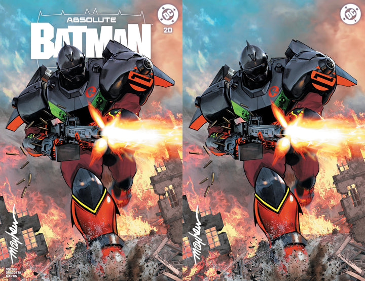 ABSOLUTE BATMAN #20 Mike Mayhew Studio Variant Set of Covers A and B SIGNED with COA