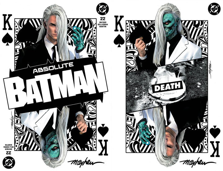 ABSOLUTE BATMAN #22 Mike Mayhew Studio Variant Set of Covers A, B, C and D SIGNED with COA