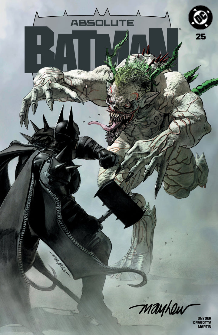 ABSOLUTE BATMAN #25 Mike Mayhew Studio Variant Cover A Trade Dress signed by Mike Mayhew