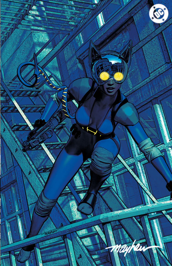 ABSOLUTE CATWOMAN #2 Mike Mayhew Studio Variant Cover B Virgin SIGNED with COA