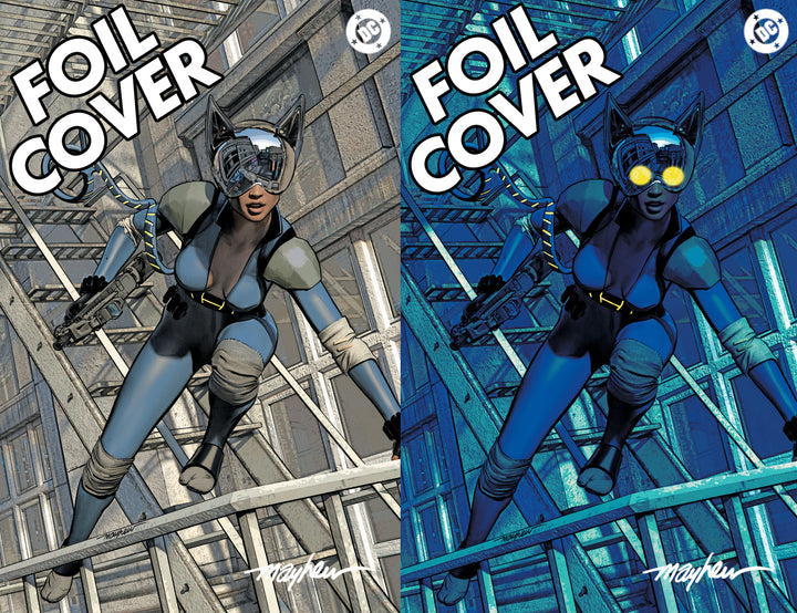 ABSOLUTE CATWOMAN #2 Mike Mayhew Studio Variant Set Covers C and D SIGNED with COA