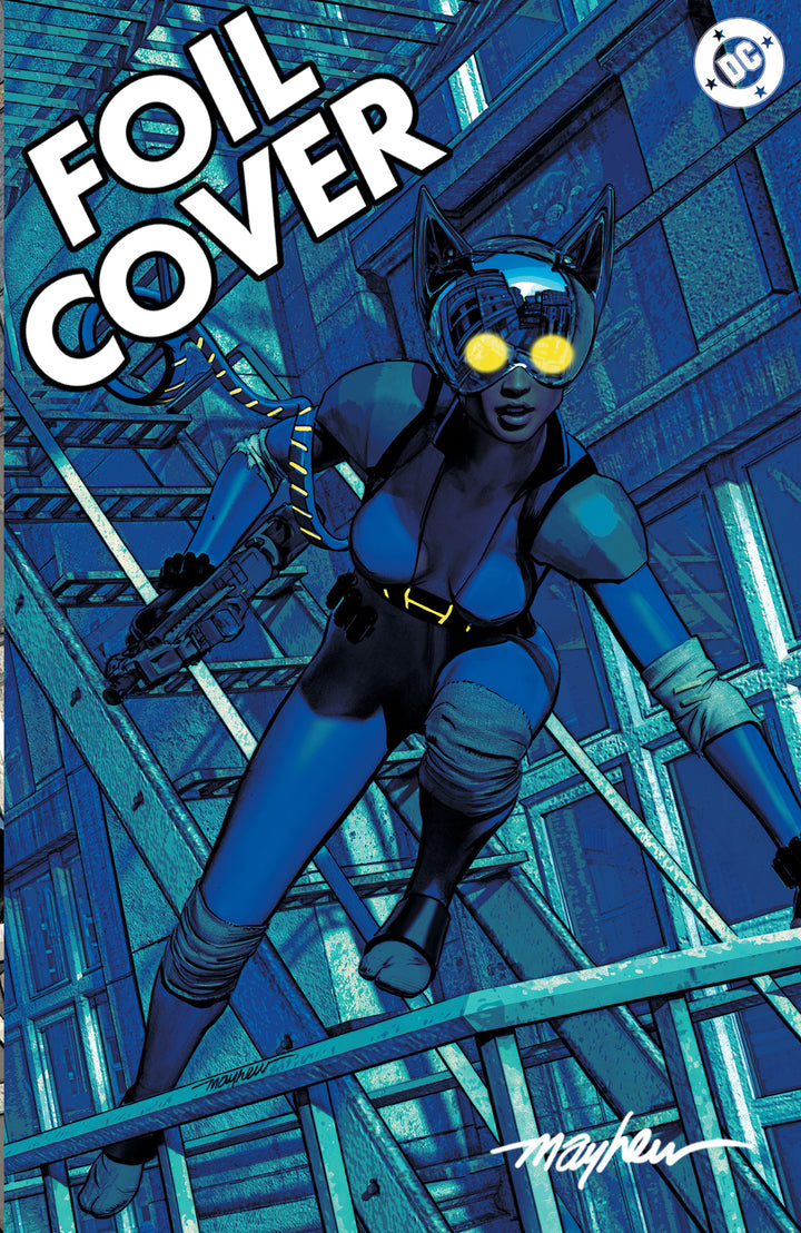 ABSOLUTE CATWOMAN #2 Mike Mayhew Studio Variant Cover D Shadow Foil Virgin SIGNED with COA