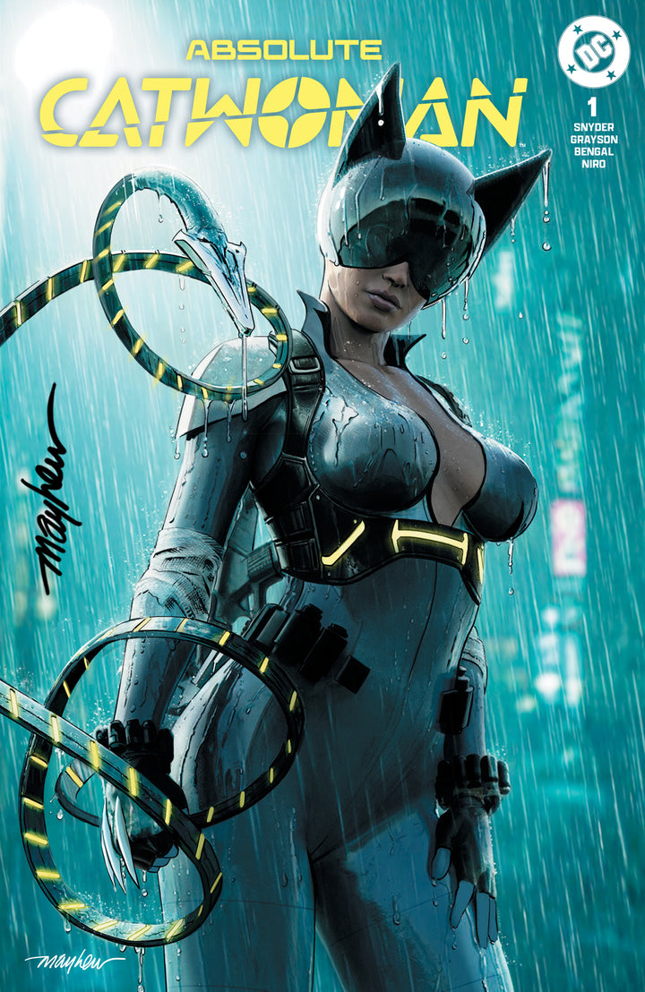 ABSOLUTE CATWOMAN #1 Mike Mayhew Studio Variant Cover A Trade Dress SIGNED with COA