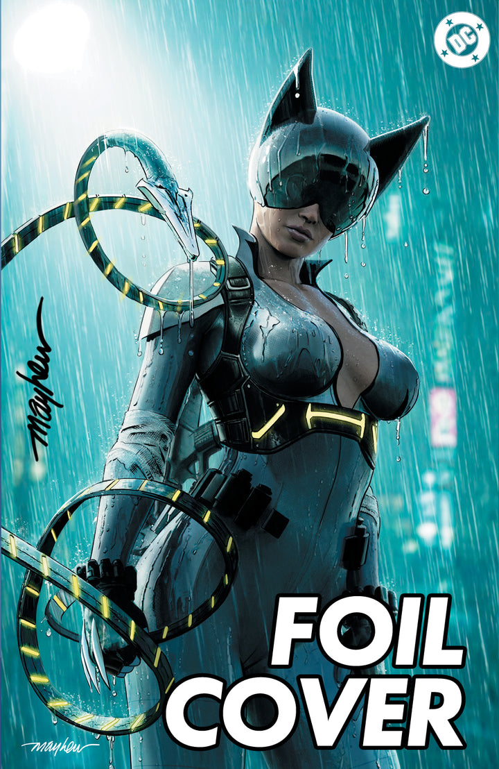 ABSOLUTE CATWOMAN #1 Mike Mayhew Studio Variant Cover C Foil SIGNED with COA