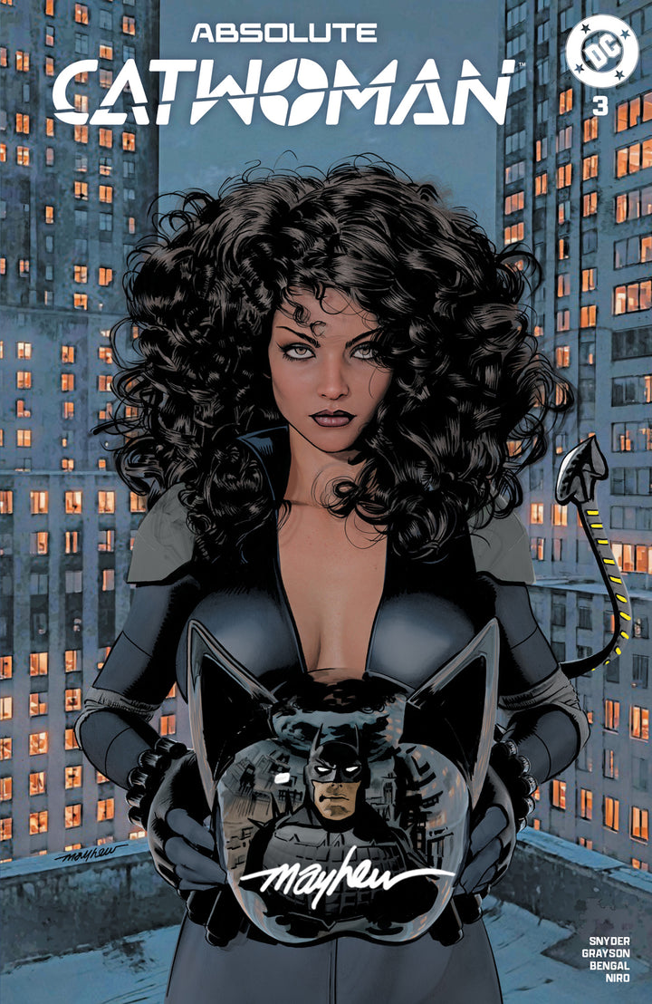 ABSOLUTE CATWOMAN #3 Mike Mayhew Studio Variant Cover A Trade Dress SIGNED with COA