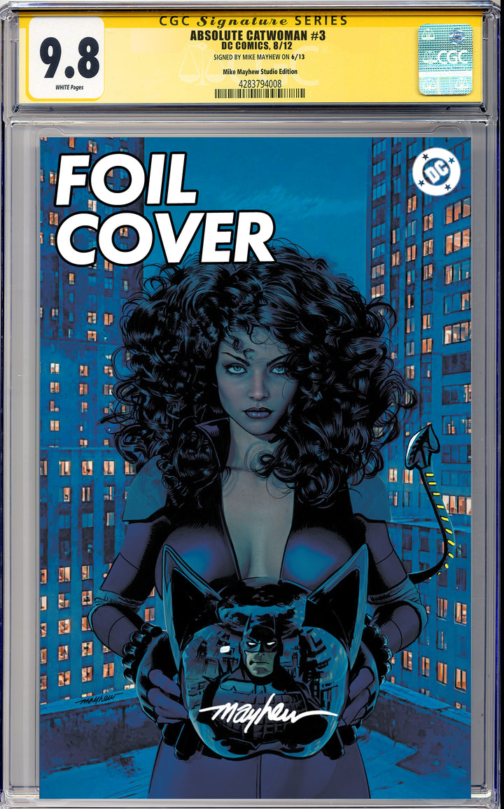 ABSOLUTE CATWOMAN #3 — Night Foil CGC Signature Series 9.8