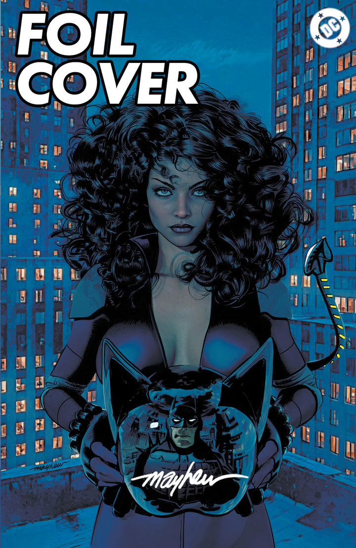 ABSOLUTE CATWOMAN #3 Mike Mayhew Studio Variant Cover C Night Foil SIGNED with COA
