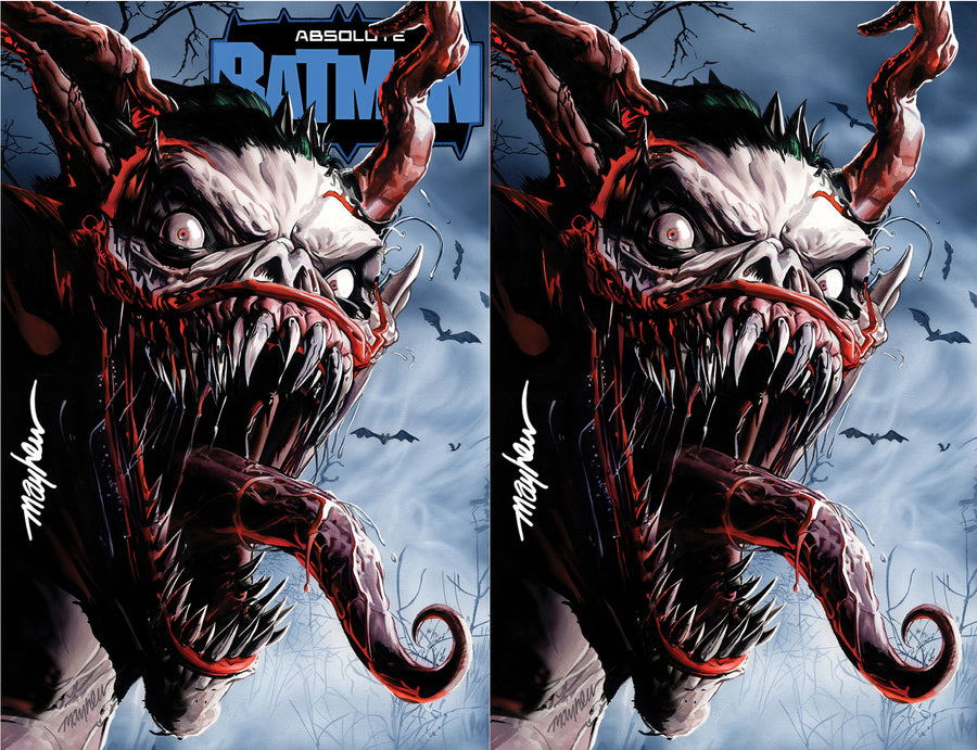 ABSOLUTE BATMAN #15 Mike Mayhew Studio Variant Set of Cover A and B SIGNED with COA