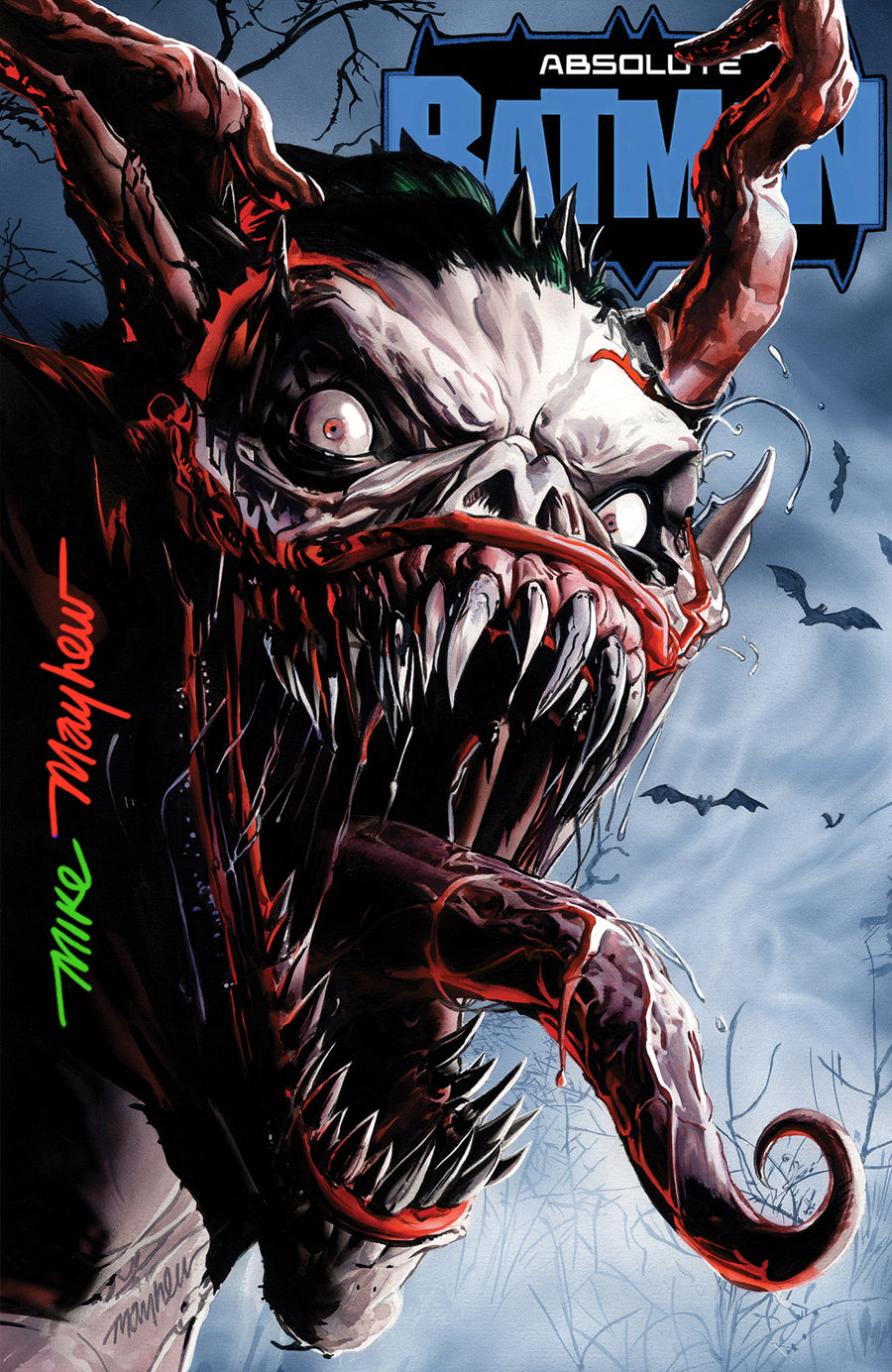 ABSOLUTE BATMAN #15 Mike Mayhew Studio Variant Cover A Trade Dress FULL DUO SIG with COA