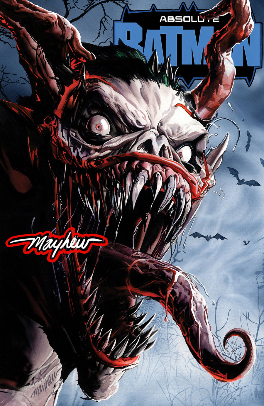 ABSOLUTE BATMAN #15 Mike Mayhew Studio Variant Cover A Trade Dress GLOW SIG with COA