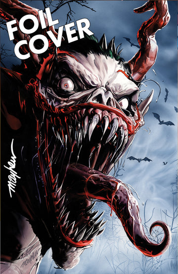 ABSOLUTE BATMAN #15 Mike Mayhew Studio Variant Cover C Blue Foil SIGNED with COA