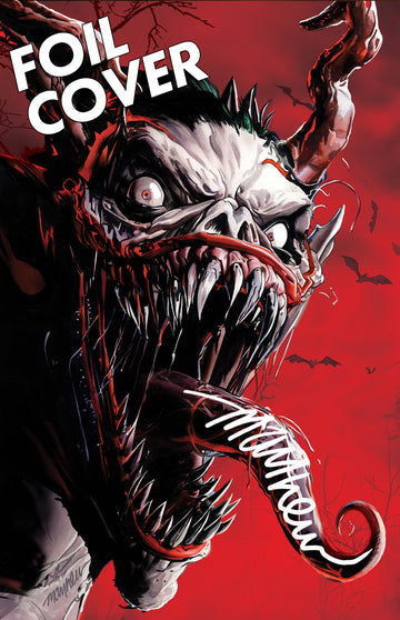 ABSOLUTE BATMAN #15 Mike Mayhew Studio Variant Cover D Red Foil TONGUE SIG with COA