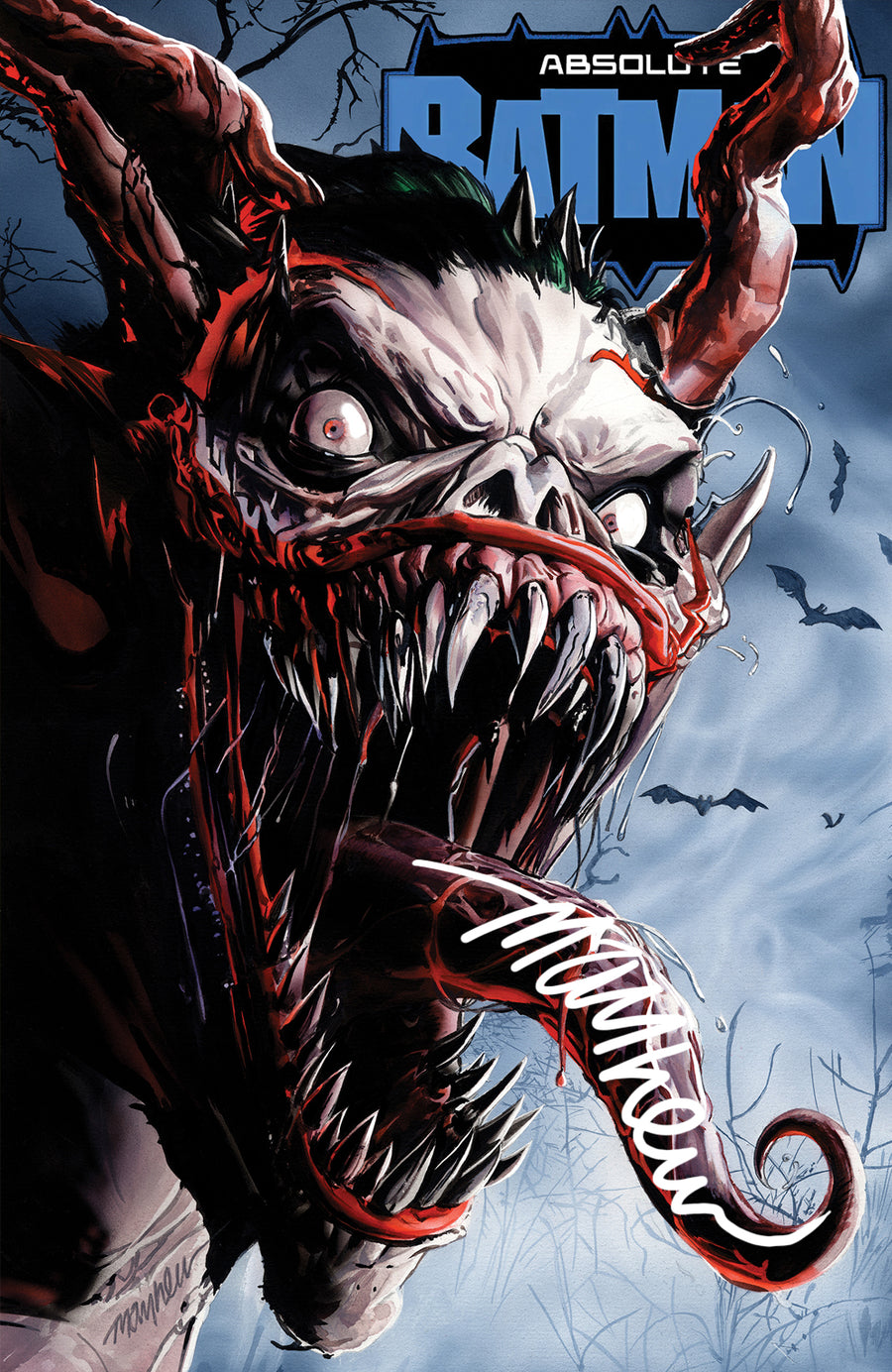 ABSOLUTE BATMAN #15 Mike Mayhew Studio Variant Cover A Trade Dress TONGUE SIG with COA