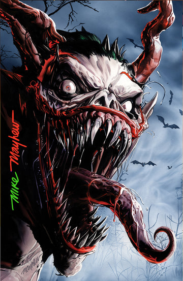 ABSOLUTE BATMAN #15 Mike Mayhew Studio Variant Cover B Virgin FULL DUO SIG with COA