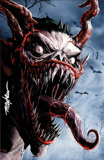 ABSOLUTE BATMAN #15 Mike Mayhew Studio Variant Cover B Virgin SIGNED with COA