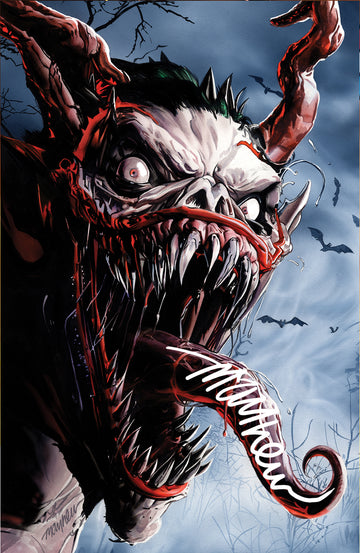 ABSOLUTE BATMAN #15 Mike Mayhew Studio Variant Cover B Virgin TONGUE SIG with COA