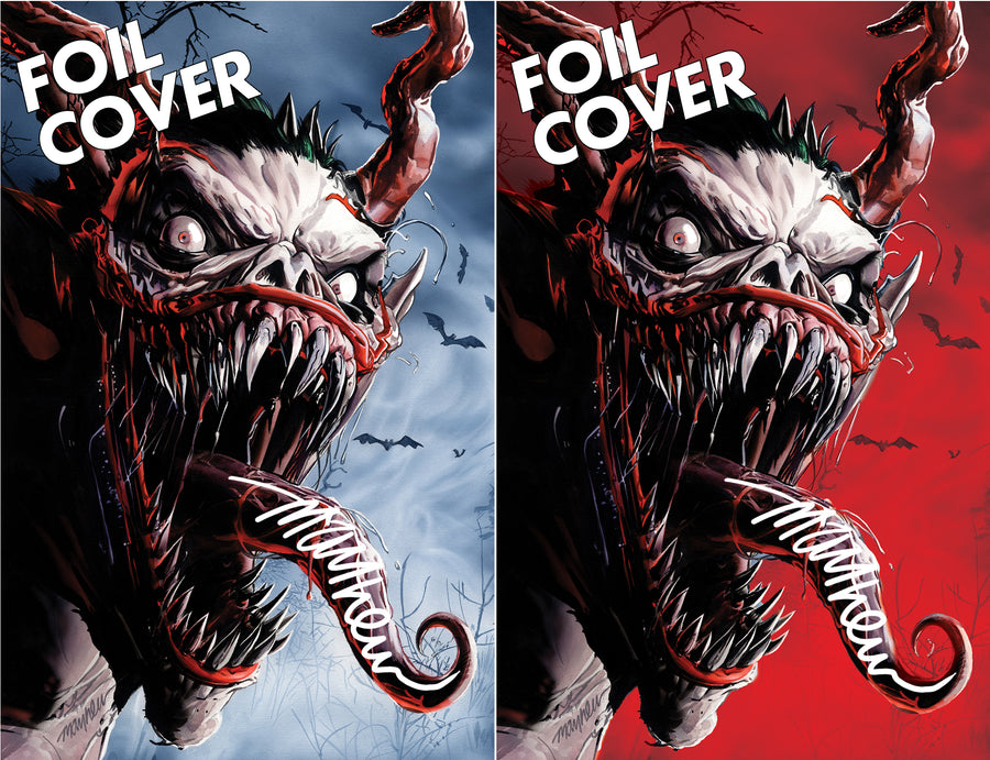 ABSOLUTE BATMAN #15 Mike Mayhew Studio Variant Foil Set of Cover C and D TONGUE SIG with COA