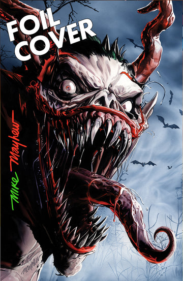 ABSOLUTE BATMAN #15 Mike Mayhew Studio Variant Cover C Blue Foil FULL DUO SIG with COA