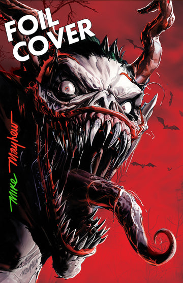 ABSOLUTE BATMAN #15 Mike Mayhew Studio Variant Cover D Red Foil FULL DUO SIG with COA