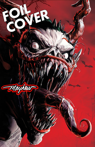 ABSOLUTE BATMAN #15 Mike Mayhew Studio Variant Cover D Red Foil GLOW SIG with COA