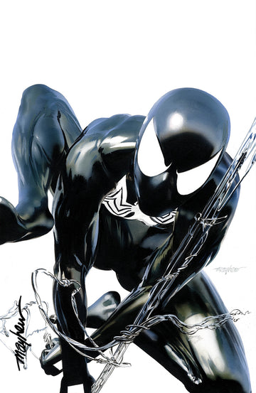 AMAZING SPIDER-MAN #1 (2025) Mike Mayhew Studio Variant Cover C Black Suit Variant SIGNED with COA