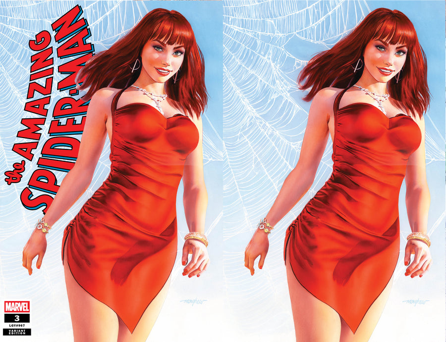 AMAZING SPIDER-MAN #3 Mike Mayhew Studio Variant Cover A Trade Dress & B Virgin SET Raw