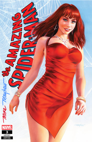 AMAZING SPIDER-MAN #3 Mike Mayhew Studio Variant Cover A Trade Dress FULL DUO SIGNED with COA