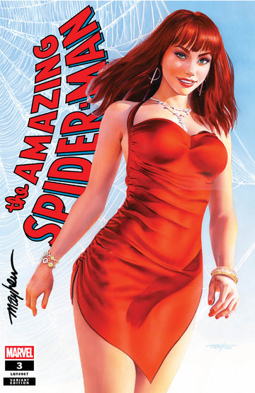 AMAZING SPIDER-MAN #3 Mike Mayhew Studio Variant Cover A Trade Dress SIGNED with COA
