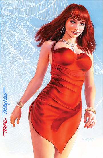 AMAZING SPIDER-MAN #3 Mike Mayhew Studio Variant Cover B Virgin FULL DUO SIGNED with COA