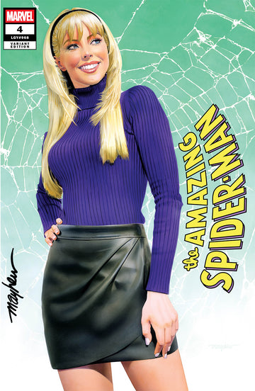 AMAZING SPIDER-MAN #4 Mike Mayhew Studio Variant Cover A Trade Dress SIGNED with COA