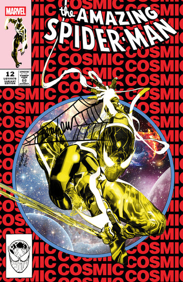 AMAZING SPIDER-MAN #12 Mike Mayhew Studio Variant Cover A Trade Dress BLACK THWIP SIG with COA