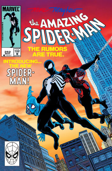 AMAZING SPIDER-MAN #252 FACSIMILE EDITION Mike Mayhew Studio Variant Cover A Trade Dress Full Duo Sig with COA