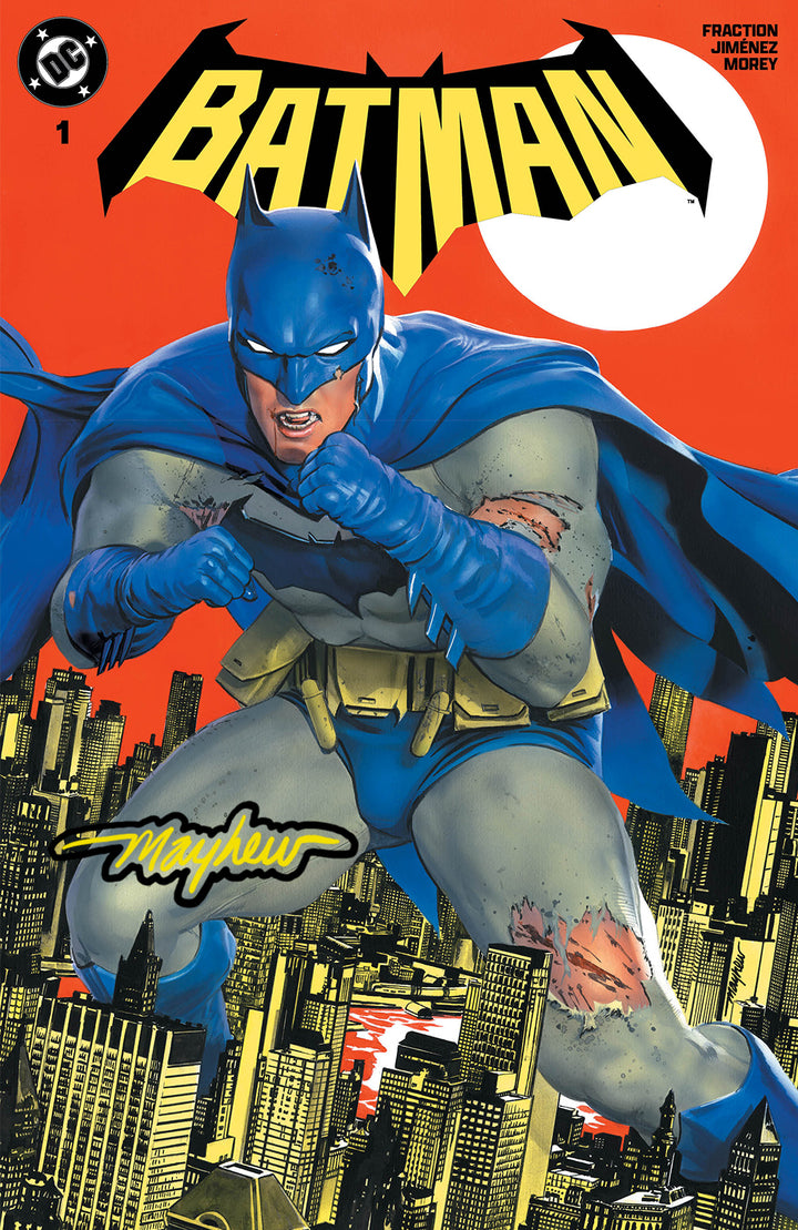 BATMAN #1 Mike Mayhew Studio Variant Cover A Trade Dress Glow Sig with COA
