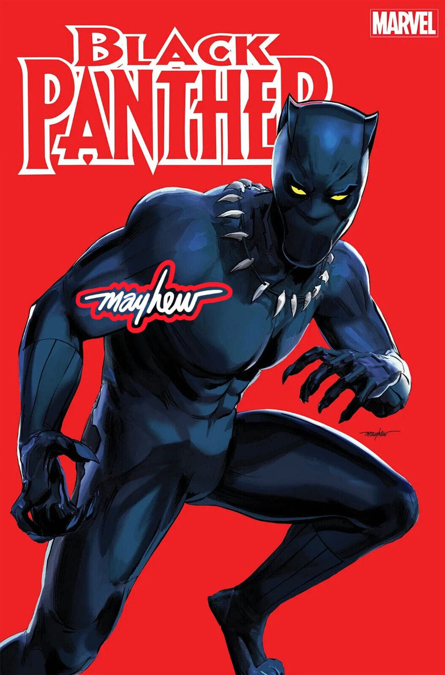 BLACK PANTHER (2023) #2 Official Marvel Mike Mayhew Variant Cover A Trade Glow Sig with COA