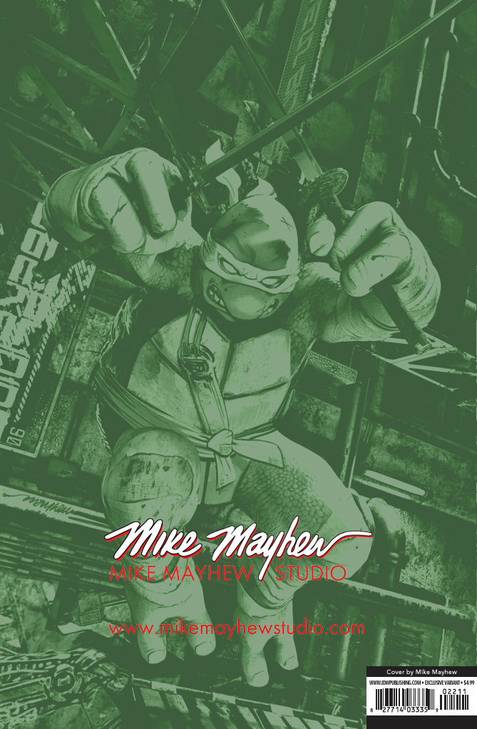 TEENAGE MUTANT NINJA TURTLES #3 Mike Mayhew Studio Variant Cover A Trade Dress Raw