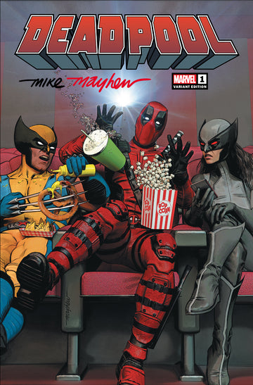 DEADPOOL #1 Mike Mayhew Studio Variant Cover A Trade Dress Full Duo Signed with COA