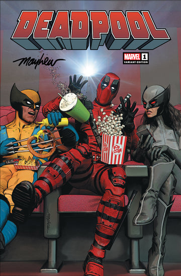 DEADPOOL #1 Mike Mayhew Studio Variant Cover A Trade Dress Signed with COA