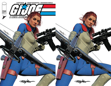 G.I. JOE: A REAL AMERICAN HERO #302 Mike Mayhew Studio Variant Cover A Trade Dress and B Virgin Signed with COA