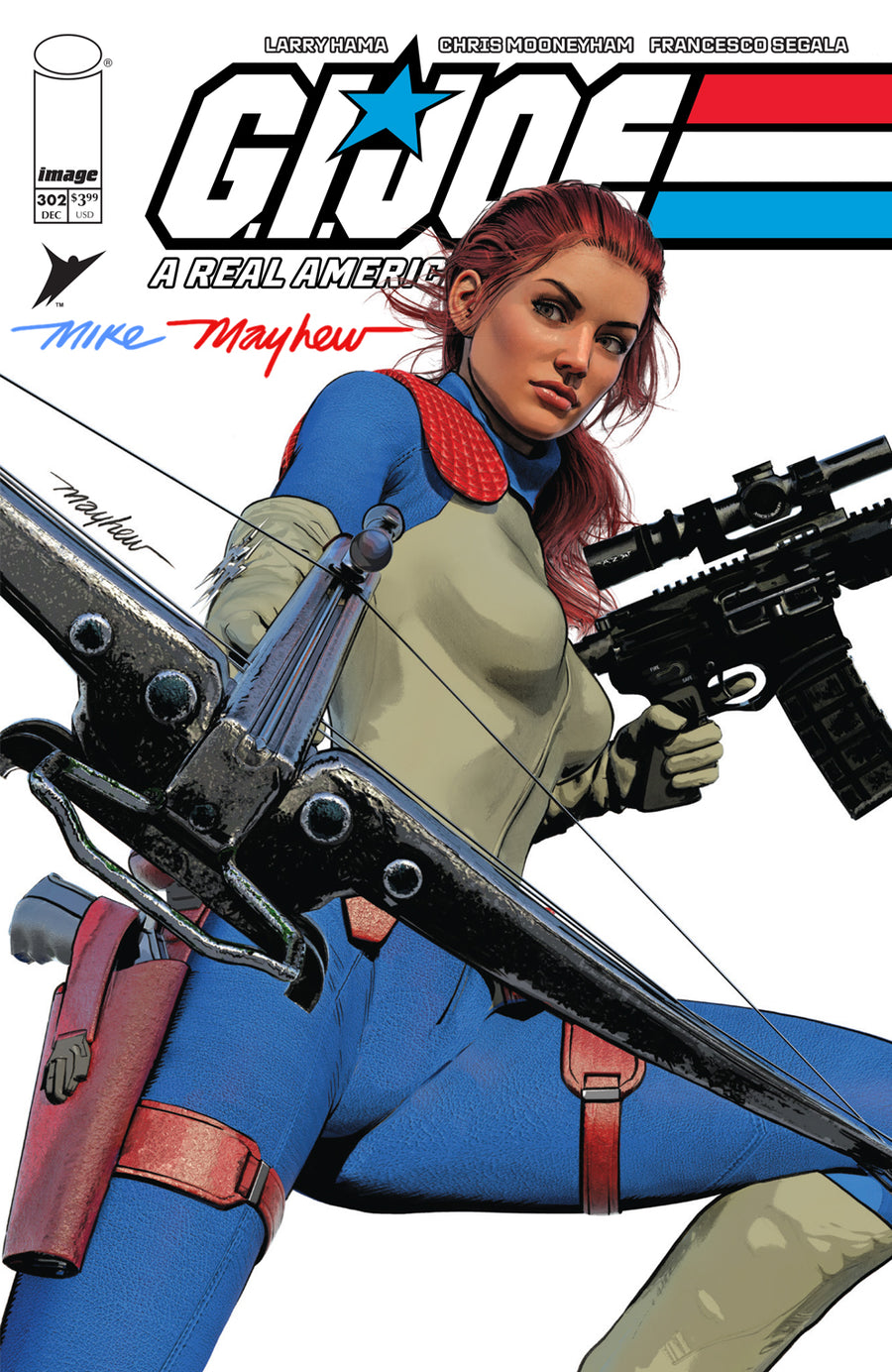 G.I. JOE: A REAL AMERICAN HERO #302 Mike Mayhew Studio Variant Cover A Trade Dress Full Duo Signed with COA