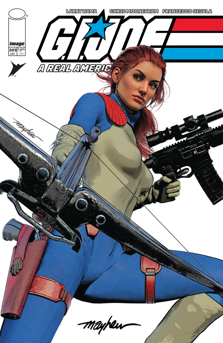 G.I. JOE: A REAL AMERICAN HERO #302 Mike Mayhew Studio Variant Cover A Trade Dress Signed with COA