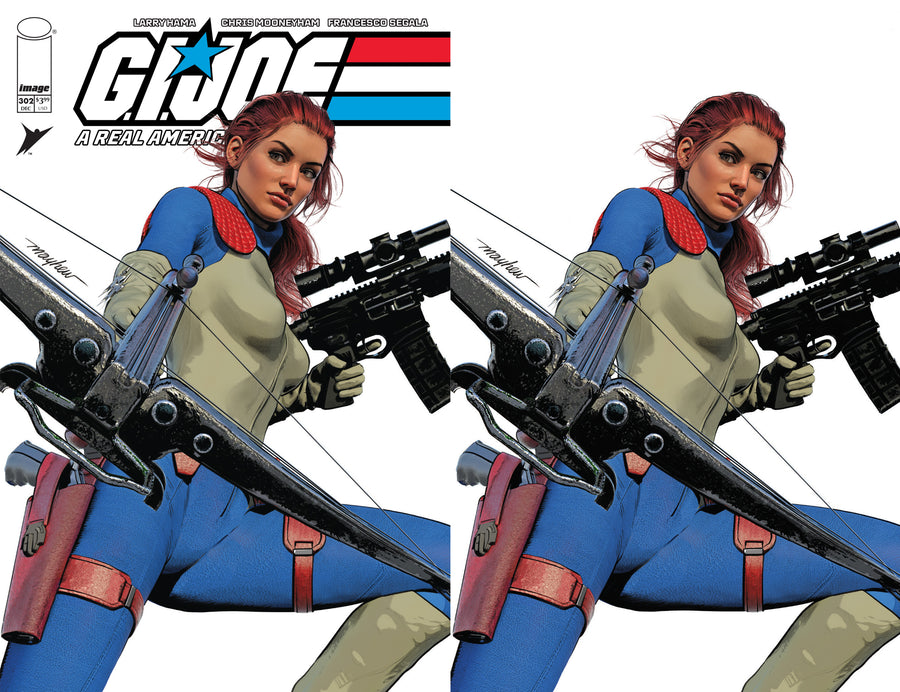 G.I. JOE: A REAL AMERICAN HERO #302 Mike Mayhew Studio Variant Cover A Trade Dress and B Virgin Raw