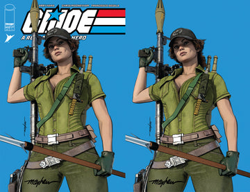 G.I. JOE: A REAL AMERICAN HERO #303 Mike Mayhew Studio Variant Cover A Trade Dress and B Virgin Signed with COA