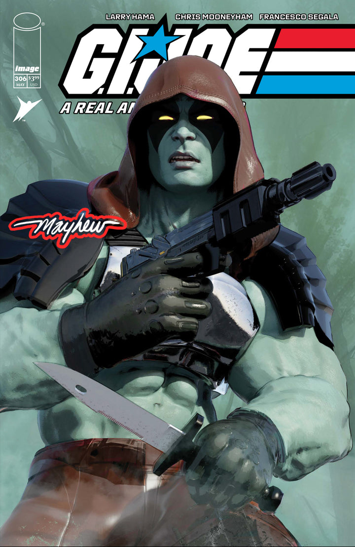 G.I. JOE: A REAL AMERICAN HERO #306 Mike Mayhew Studio Variant Cover A Trade Dress Glow Sig with COA