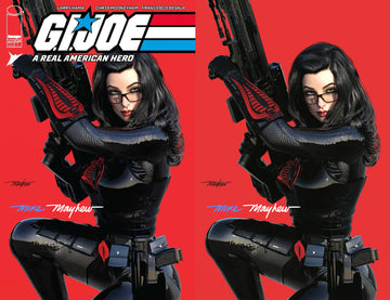 G.I. JOE: A REAL AMERICAN HERO #301 Mike Mayhew Studio Cover A Trade Dress and B Virgin Full Duo Signed with COA