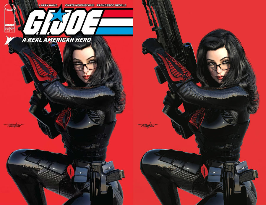 G.I. JOE: A REAL AMERICAN HERO #301 Mike Mayhew Studio Variant Cover A Trade Dress and B Virgin Raw