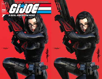 G.I. JOE: A REAL AMERICAN HERO #301 Mike Mayhew Studio Variant Cover A Trade Dress and B Virgin Signed with COA